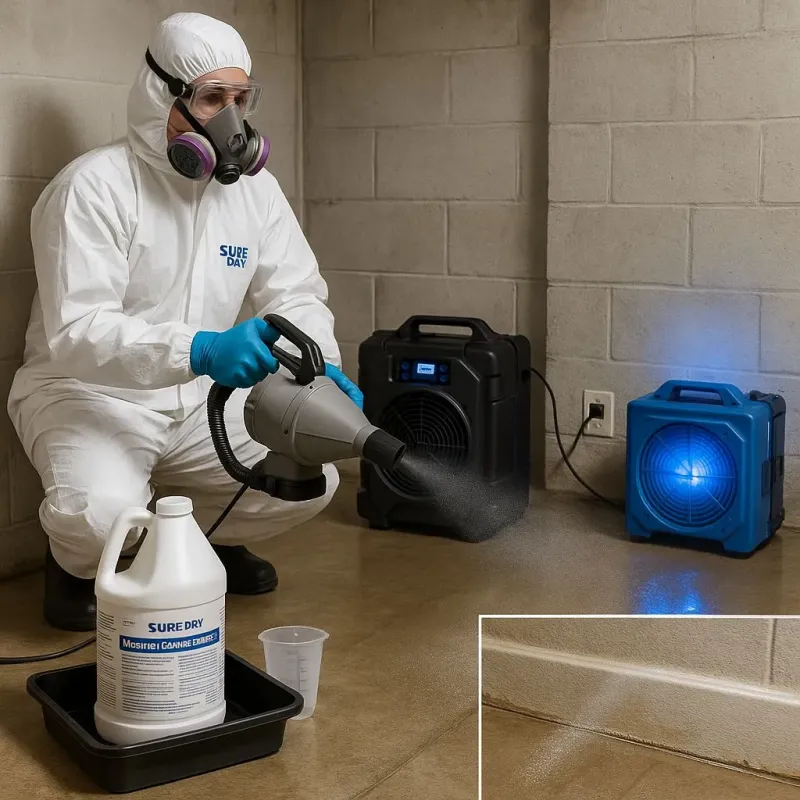 Sanitization and Odor Removal process in Pedley, CA