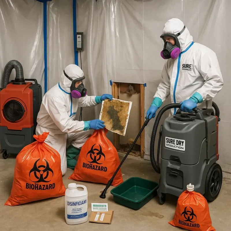 Contaminated Water Handling Protocols process in Pedley, CA
